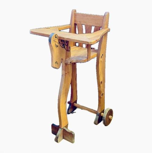 Stoel - Paardentoilet - Hout, Antiek en Kunst, Curiosa en Brocante