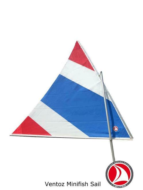 Ventoz Minifish zeil (6.0 m2) - RWB,  nieuw!, Watersport en Boten, Zeilen en Zeiltoebehoren, Minder dan 15 m², Grootzeil, Nieuw