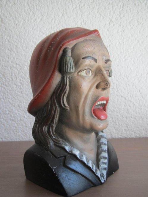 Intec - Beeld, Gaper nr. 16 - 18 cm - Gemalen natuursteen, Antiek en Kunst, Curiosa en Brocante
