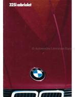 1986 BMW 3 SERIES CABRIOLET BROCHURE FRANS, Nieuw, BMW, Author