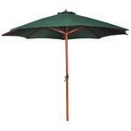 Tuinparasol 258cm groen | retourdeal 47% korting, Tuin en Terras, Parasols, Nieuw, Ophalen of Verzenden, Waterdicht, Stokparasol