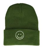 Beanie muts - Smiley unisex - Groen, Kleding | Dames, Nieuw