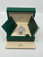 Rolex Datejust 41 - Roman -New  126300 - Iced Out - Diamonds, Sieraden, Tassen en Uiterlijk, Horloges | Heren, Nieuw, Staal, Staal