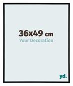 Fotolijst 36x49 cm - Zwart Mat - Kunststof - Annecy, Verzenden, Nieuw