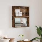 vidaXL Tijdschrift Rek Gerookt eiken 60 x 12 x 70 cm Bewerkt, Huis en Inrichting, Woonaccessoires | Krantenbakken en Lectuurbakken