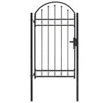 Stevige Tuinpoort Zwart 100x175 | OP = OP | 40%!, Tuin en Terras, Met poort, Nieuw, Ophalen of Verzenden, Tuinhek