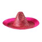 Roze Sombrero Roze 48cm, Hobby en Vrije tijd, Feestartikelen, Verzenden, Nieuw