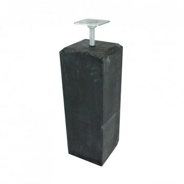 Betonpoer 18x18 cm Met Facet | Incl. Hoogteverstel beschikbaar voor biedingen
