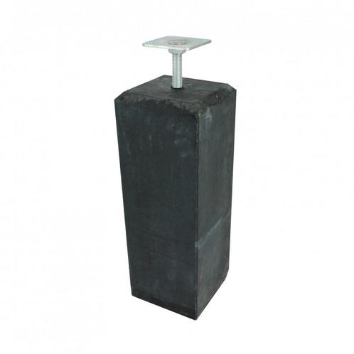 Betonpoer 18x18 cm Met Facet | Incl. Hoogteverstel, Tuin en Terras, Overkappingen, Ophalen of Verzenden
