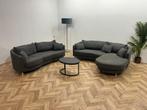 N-Joy Antraciet Design Banken Set ~ Losse Rugkussens Met, Ophalen of Verzenden, Nieuw