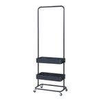 Kledingrek Kumad kapstok op wielen 174,5x58x36 cm zwart [en., Verzenden, Nieuw