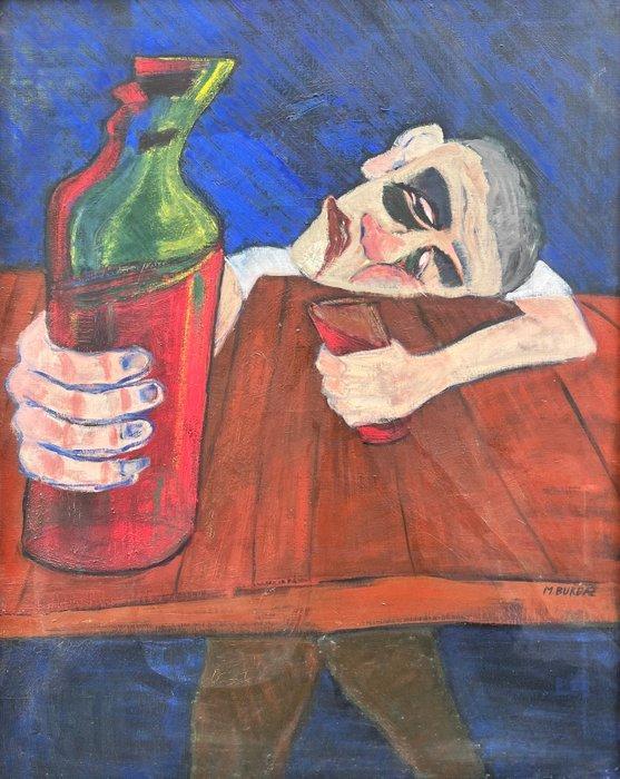 M. BURGAZ - La última, Antiek en Kunst, Kunst | Schilderijen | Modern