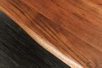 Massief houten eettafel MAMMUT NATURE 180cm acaciaboomrand, Ophalen of Verzenden, Nieuw