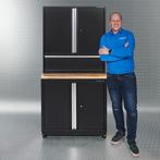 Datona PREMIUM werkbank met eiken werkblad 92 cm breed -, Doe-het-zelf en Verbouw, Werkbanken, Ophalen of Verzenden, Nieuw
