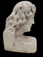 sculptuur, Bust of a Young Man – 13,8 kg - 30 cm - Marmer, Antiek en Kunst