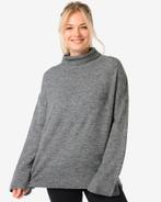 HEMA Dames coltrui Frankie gebreid lichtgrijs, Kleding | Dames, Verzenden, Nieuw
