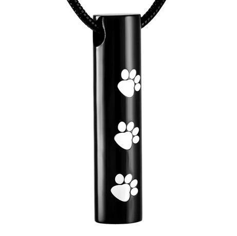 Ashanger, assieraad, bedel dierenpootjes zwart rvs, Sieraden, Tassen en Uiterlijk, Kettinghangers, Zwart, Nieuw, Dier, Overige materialen