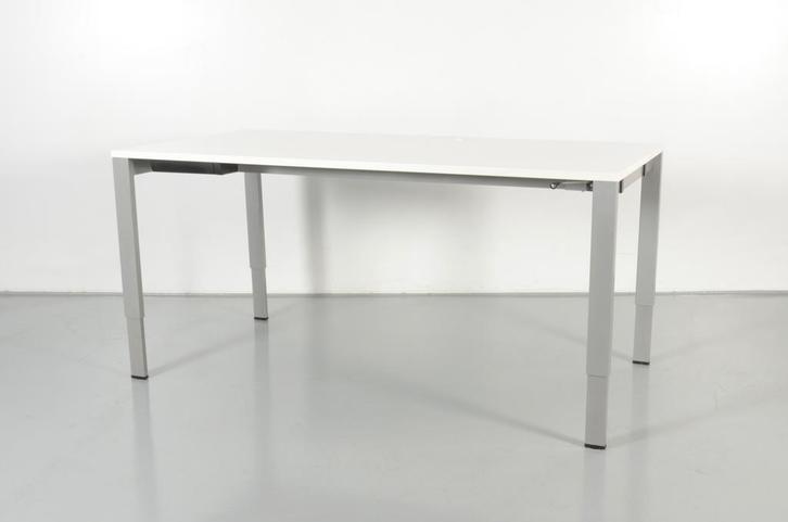 Vepa bureau, wit blad, 180 x 90 cm, hoogte verstelbaar, Huis en Inrichting, Bureaus, Ophalen of Verzenden