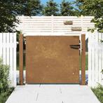 vidaXL Poort 105x80 cm cortenstaal, Verzenden, Nieuw