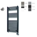 Radiator Sanicare Paxton Elektrisch 111,8 x 45 cm Gunmetal, Ophalen of Verzenden, Nieuw, Chroom, Overige typen