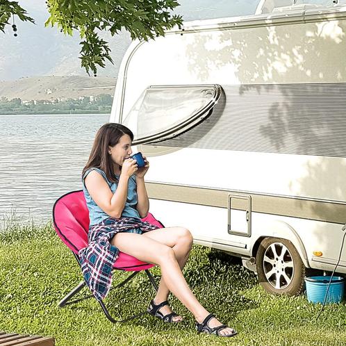 Campingstoel - Compacte Opvouwbaar - Stevig - Blauw, Caravans en Kamperen, Kampeeraccessoires, Nieuw, Ophalen of Verzenden