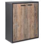 Draaideurkast Albany 112 x 90 cm - Vintage Eiken, Ophalen of Verzenden, Nieuw in verpakking