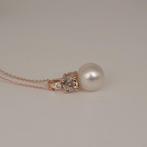 Zonder Minimumprijs - Hanger - 18 karaat Roségoud Diamant, Sieraden, Tassen en Uiterlijk, Antieke sieraden
