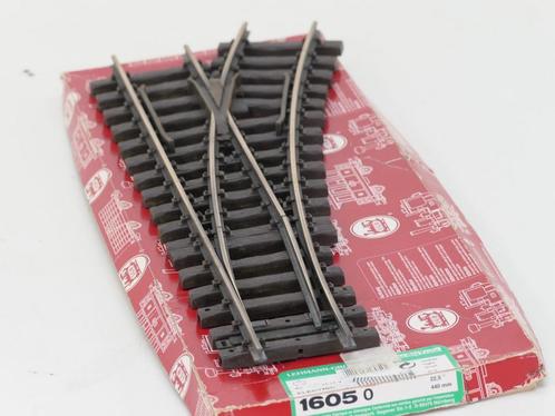 LGB 16050 Elektr.Weiche  rechts, R3,22.5 Grad (Messing), Hobby en Vrije tijd, Modeltreinen | Overige schalen, Rails, Gebruikt