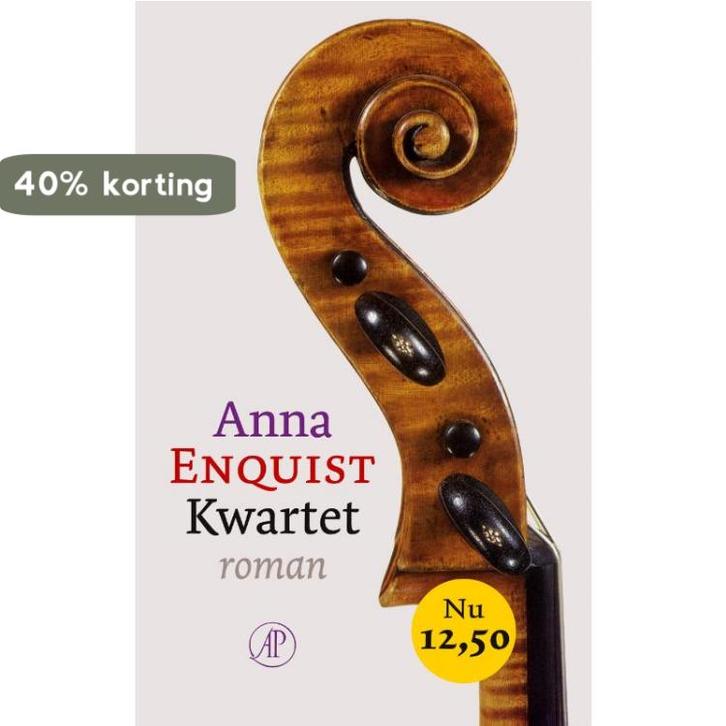 Kwartet 9789029539531 Anna Enquist, Boeken, Romans, Gelezen, Verzenden