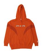 NIKE Mens Graphic Hoodie Jumper Small Orange Colourblock, Kleding | Heren, Truien en Vesten, Verzenden, Nieuw