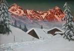 Hans Barma (Barma-Smetlak) (1903-?) - Winter in the Austrian, Antiek en Kunst, Kunst | Schilderijen | Klassiek