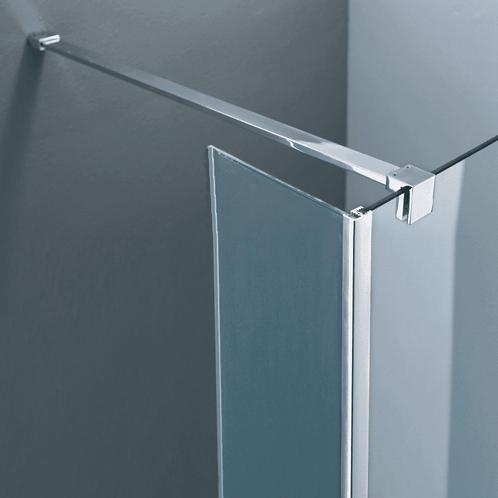 Rechthoekige stabilisatiestang chroom 120 cm, Doe-het-zelf en Verbouw, Sanitair, Douche, Nieuw, Chroom, Ophalen of Verzenden
