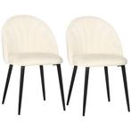TRUUSK Set Van 2 Eetkamerstoelen Comfortabele Gestoffeerde S, Huis en Inrichting, Stoelen, Verzenden, Nieuw