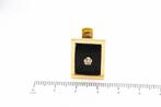 Manchetknopen - 18 karaat Geel goud Onyx - Diamant, Sieraden, Tassen en Uiterlijk, Antieke sieraden