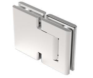Biloba 8015 BTJC glas/glas 180° dubbelwerkend scharnier - RV, Doe-het-zelf en Verbouw, Hang- en Sluitwerk, Nieuw, Ophalen of Verzenden