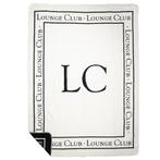 plaid lounge club zwart roomwit 150x200cm, Huis en Inrichting, Woonaccessoires | Overige, Nieuw, Verzenden