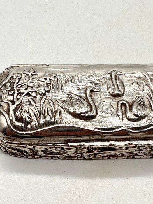 No reserve-1e gehalte zilveren Tabaksdoos/Snuifdoos met, Antiek en Kunst, Antiek | Goud en Zilver