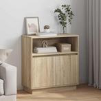 vidaXL Dressoir met LED Sonoma eiken 71 x 34,5 x 75 cm, Huis en Inrichting, Kasten | Dressoirs, Verzenden, Nieuw, Overige houtsoorten