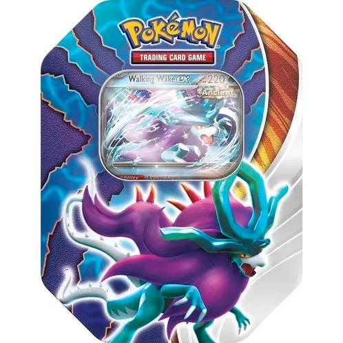 Pokémon Paradox Clash Ex Tin, Hobby en Vrije tijd, Verzamelkaartspellen | Pokémon, Nieuw, Verzenden