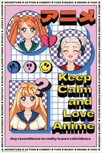 Poster Keep Calm and Love Anime 61x91,5cm, Verzamelen, Posters, Verzenden, Nieuw, A1 t/m A3