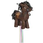 Trek Pinata Paard Bruin 40cm, Verzenden, Nieuw