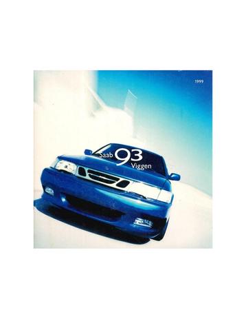 1999 SAAB 9-3 VIGGEN BROCHURE DUITS beschikbaar voor biedingen