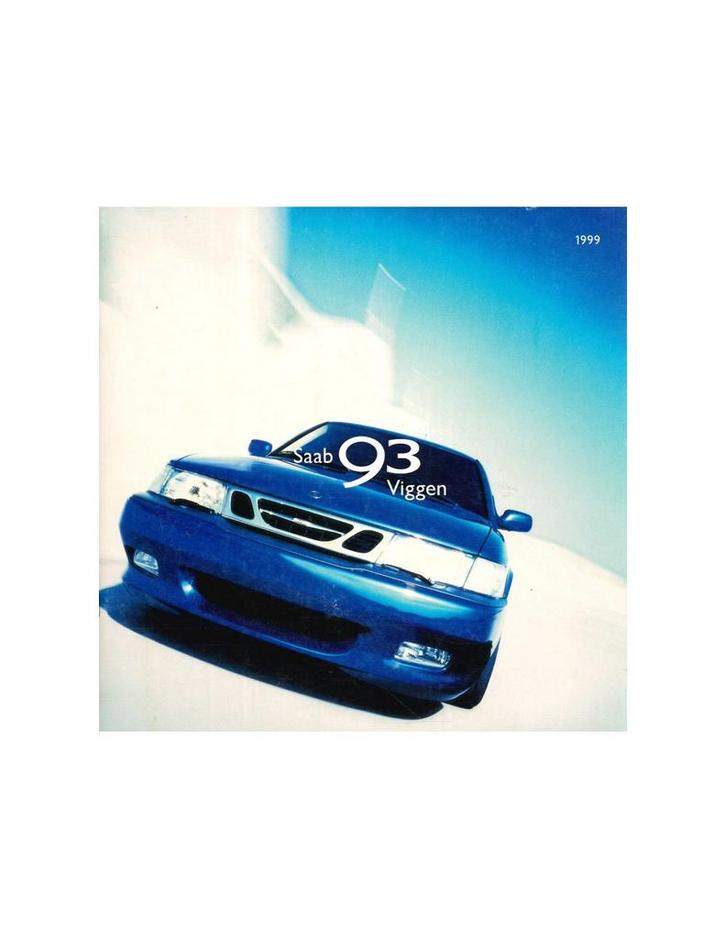 1999 SAAB 9-3 VIGGEN BROCHURE DUITS, Boeken, Auto's | Folders en Tijdschriften