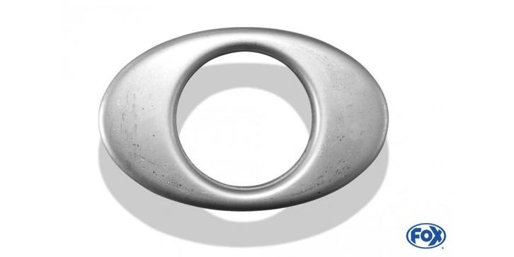 FOX Deksel voor uitlaatpijp ovaal 140x90mm - gat: 63mm, Auto-onderdelen, Uitlaatsystemen, Nieuw, Verzenden