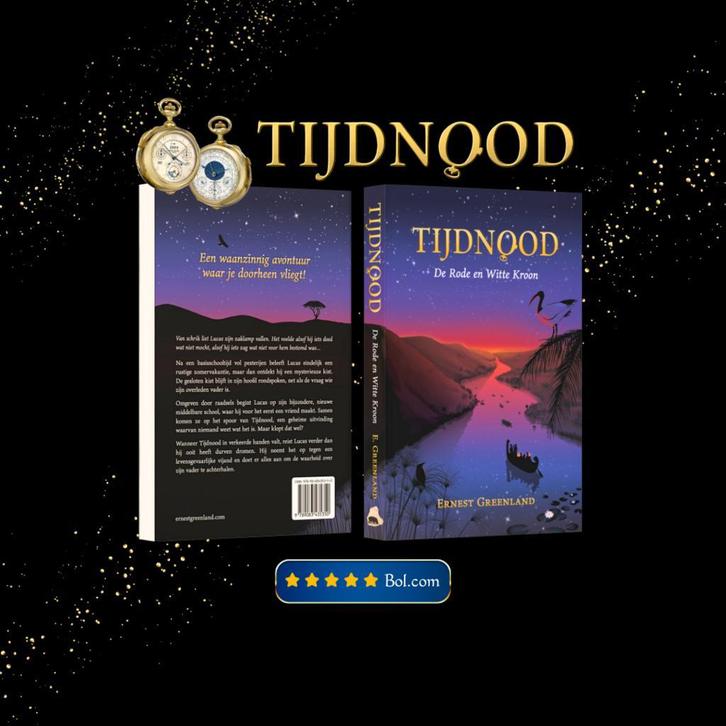 Tijdnood: De Rode en Witte Kroon, Boeken, Detectives, Nieuw, Verzenden