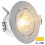 EcoDim IP54 LED Inbouwspot 2700K Wit kantelbaar dimbaar, Huis en Inrichting, Lampen | Plafondlampen, Verzenden, Nieuw