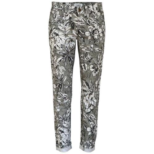 Cambio • grijze jeans Pina bloemen • 34, Kleding | Dames, Broeken en Pantalons, Grijs, Nieuw, Maat 34 (XS) of kleiner, Verzenden