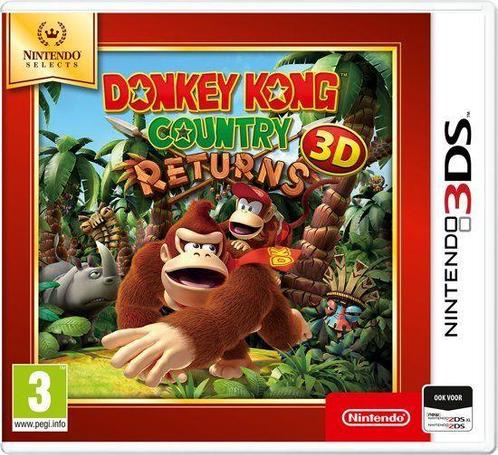 Donkey Kong Country Returns 3D-Nintendo Selects (3DS) NIEUW, Spelcomputers en Games, Games | Nintendo 2DS en 3DS, Nieuw, Ophalen of Verzenden