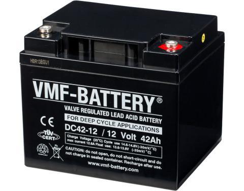 VMF AGM Deep Cycle accu | DC42-12 | 12V 42Ah, Auto-onderdelen, Accu's en Toebehoren, Ophalen of Verzenden