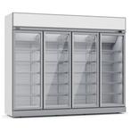 Koelkast 4 Glasdeuren 2060L  INS-2060R, Nieuw in verpakking, Koelen en Vriezen